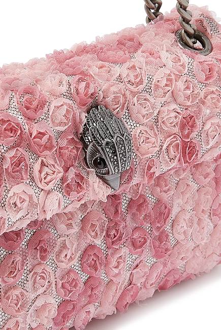 Rose Fabric Mini Kensington Shoulder Bag